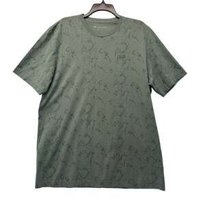 TRAVIS MATHEW Beach Resort Tee Shirt Men's Size XL Faded Olive Green Cotton